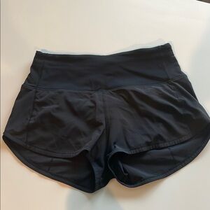 Lululemon Black Speed Shorts